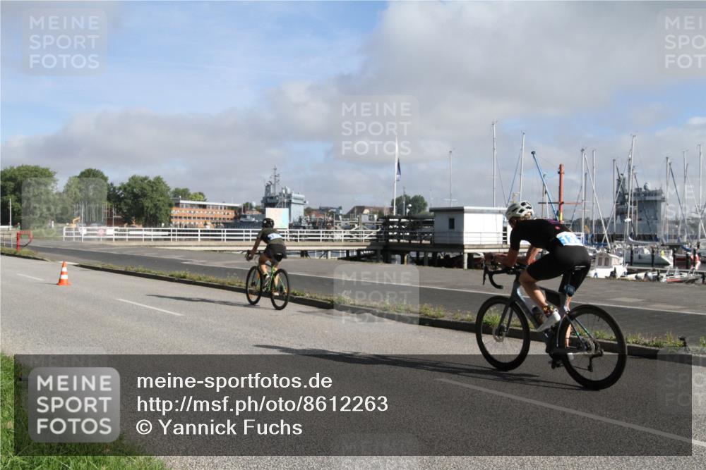 17.08.2025 - KN Förde Triathlon 2025 Yannick Fuchs http://msf.ph/oto/8612263 17.08.2025 09:19:27 Radfahren 102, 136 meine-sportfotos.de