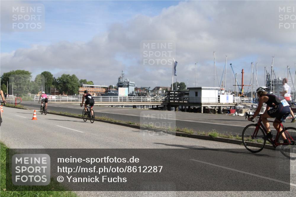 17.08.2025 - KN Förde Triathlon 2025 Yannick Fuchs http://msf.ph/oto/8612287 17.08.2025 09:22:14 Radfahren 126, 135, 145, 146, 151, 198 meine-sportfotos.de