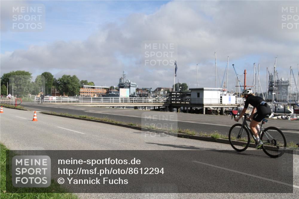 17.08.2025 - KN Förde Triathlon 2025 Yannick Fuchs http://msf.ph/oto/8612294 17.08.2025 09:22:40 Radfahren 128, 148, 150, 162 meine-sportfotos.de