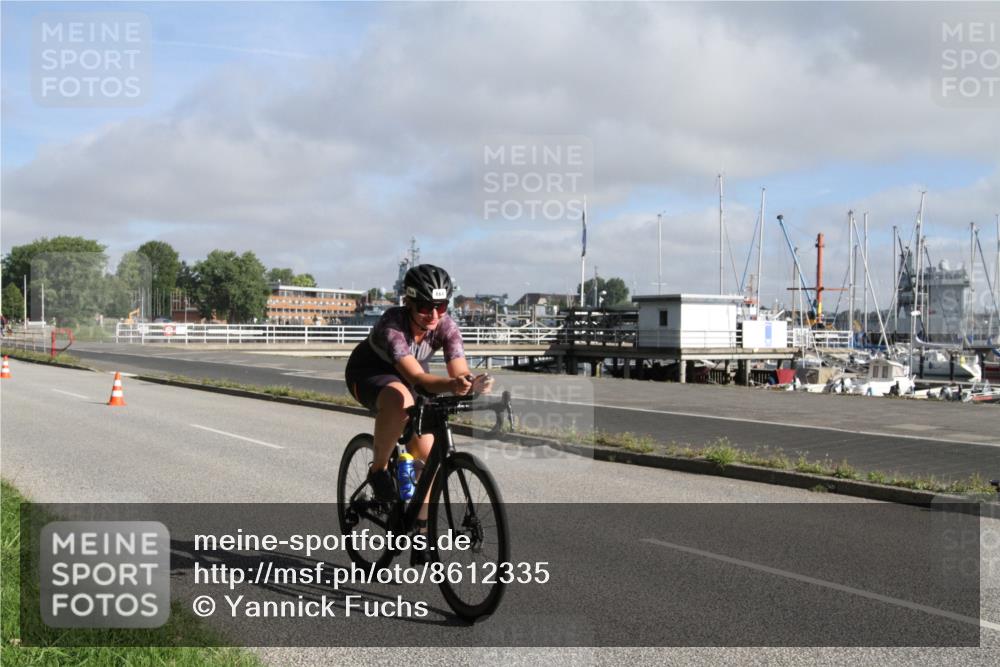 17.08.2025 - KN Förde Triathlon 2025 Yannick Fuchs http://msf.ph/oto/8612335 17.08.2025 09:25:45 Radfahren 105, 164, 168 meine-sportfotos.de