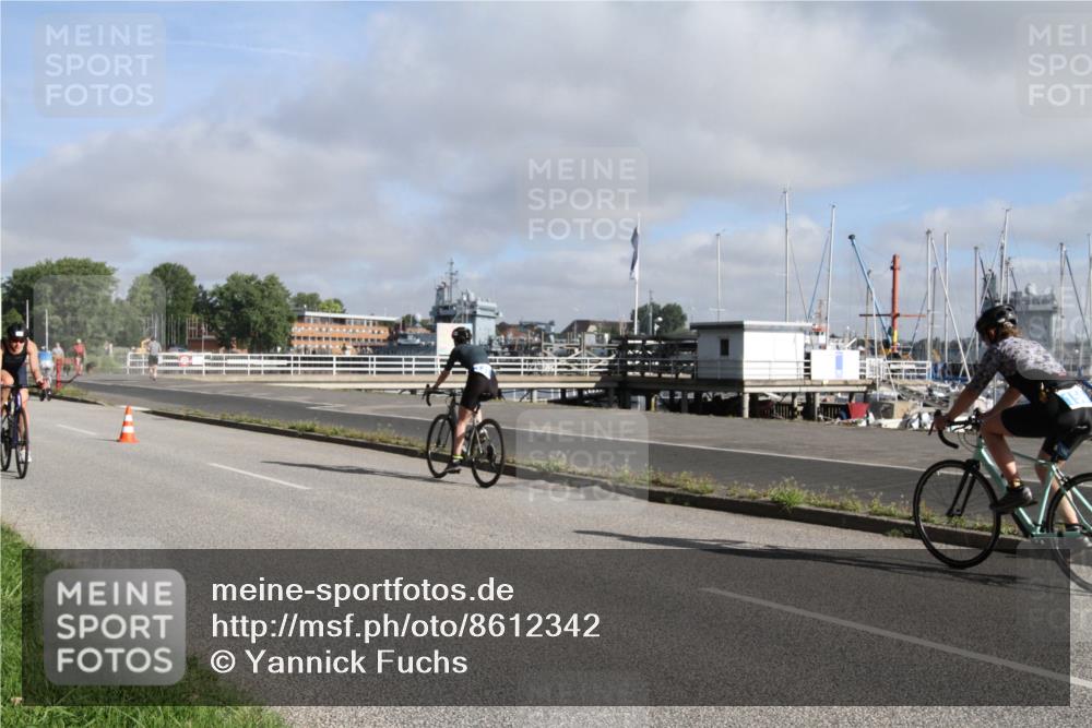 17.08.2025 - KN Förde Triathlon 2025 Yannick Fuchs http://msf.ph/oto/8612342 17.08.2025 09:26:11 Radfahren 131, 155, 156, 166, 169, 252 meine-sportfotos.de