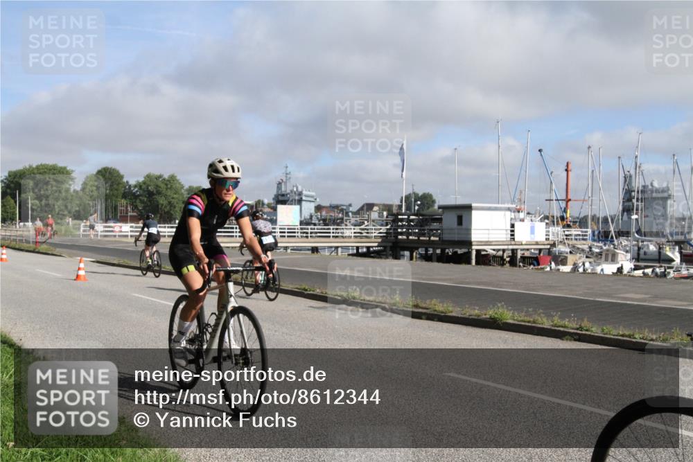 17.08.2025 - KN Förde Triathlon 2025 Yannick Fuchs http://msf.ph/oto/8612344 17.08.2025 09:26:12 Radfahren 131, 155, 156, 166, 169, 252 meine-sportfotos.de