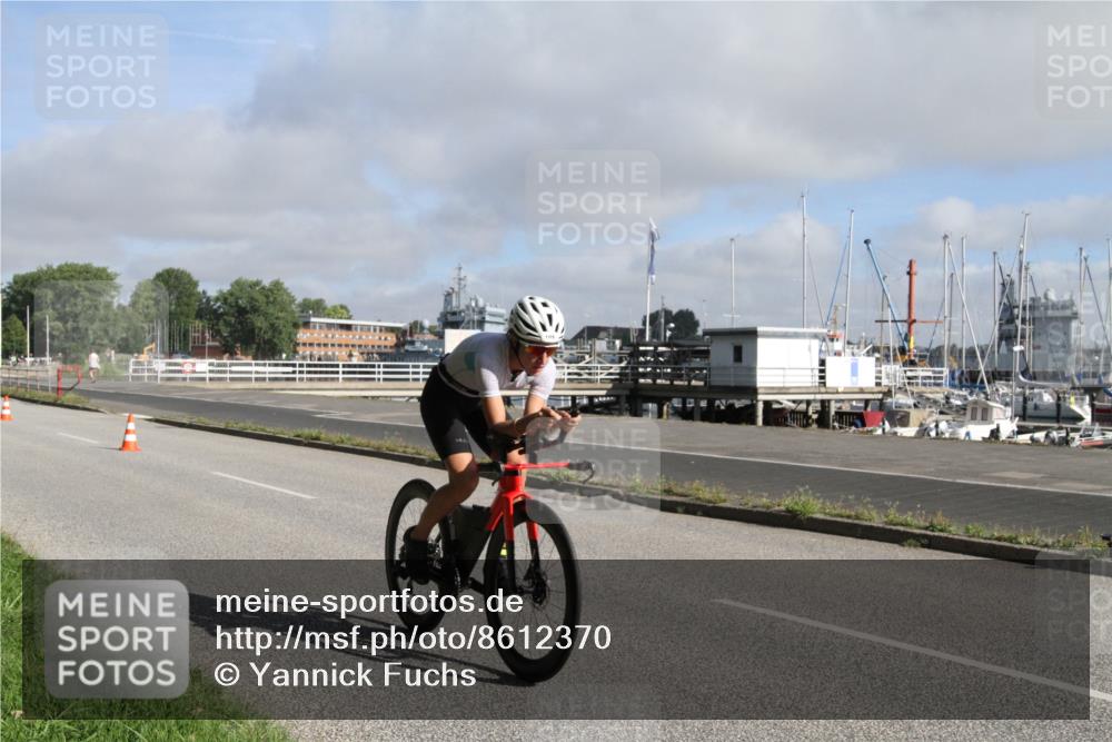 17.08.2025 - KN Förde Triathlon 2025 Yannick Fuchs http://msf.ph/oto/8612370 17.08.2025 09:27:13 Radfahren 101, 105, 158, 177, 192 meine-sportfotos.de