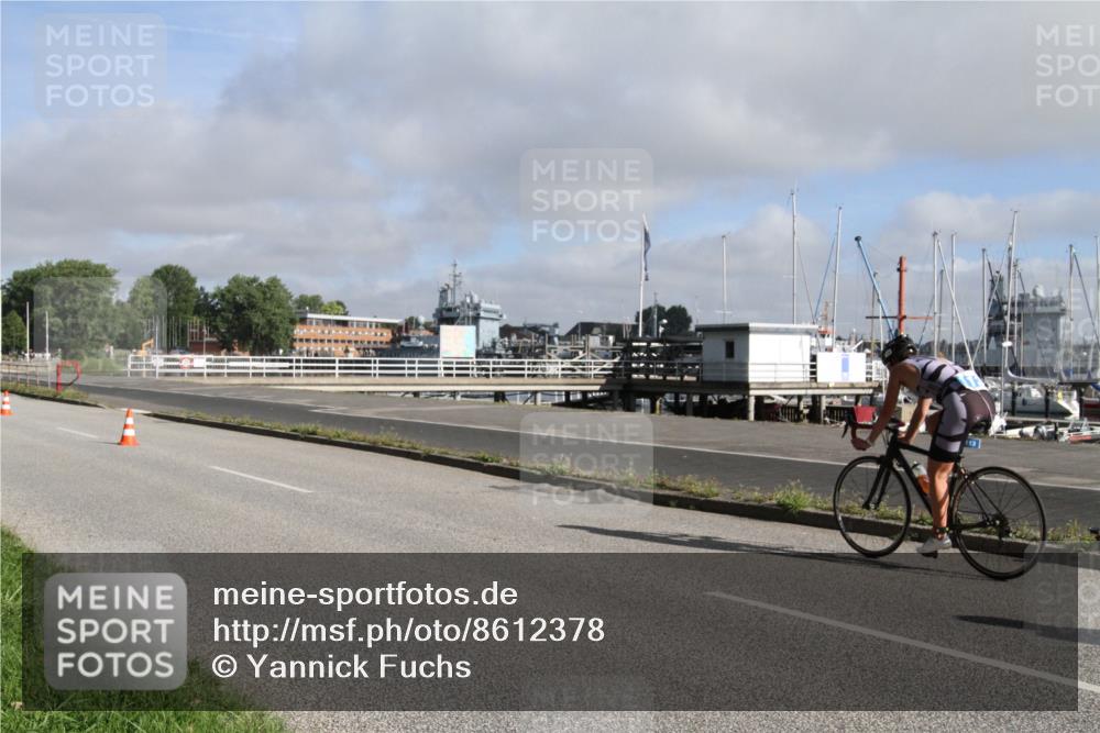 17.08.2025 - KN Förde Triathlon 2025 Yannick Fuchs http://msf.ph/oto/8612378 17.08.2025 09:27:43 Radfahren 103, 109, 113, 160 meine-sportfotos.de