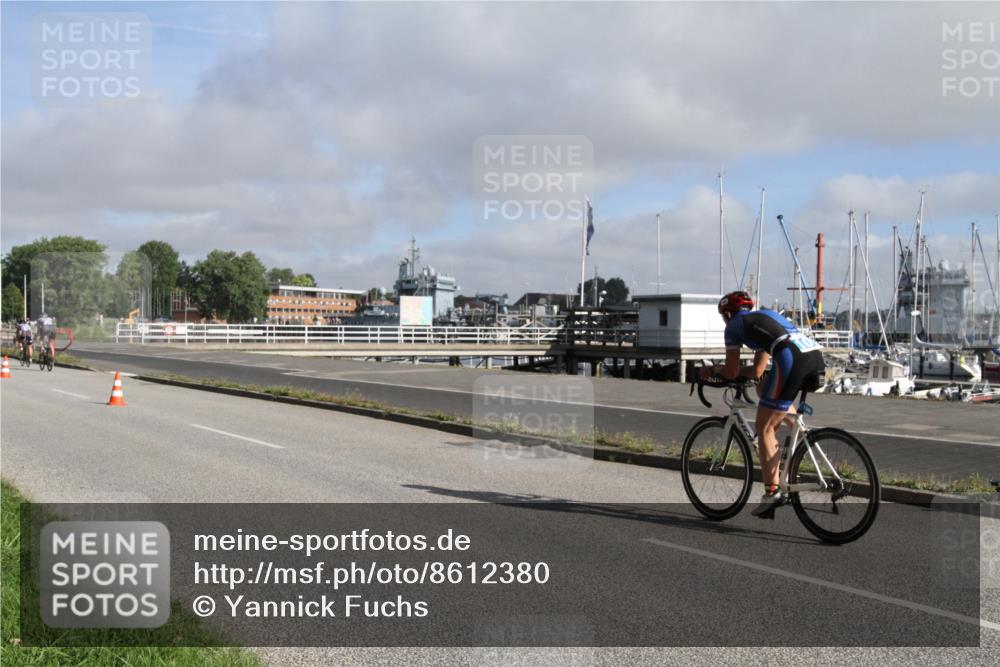 17.08.2025 - KN Förde Triathlon 2025 Yannick Fuchs http://msf.ph/oto/8612380 17.08.2025 09:27:46 Radfahren 103, 109, 113 meine-sportfotos.de