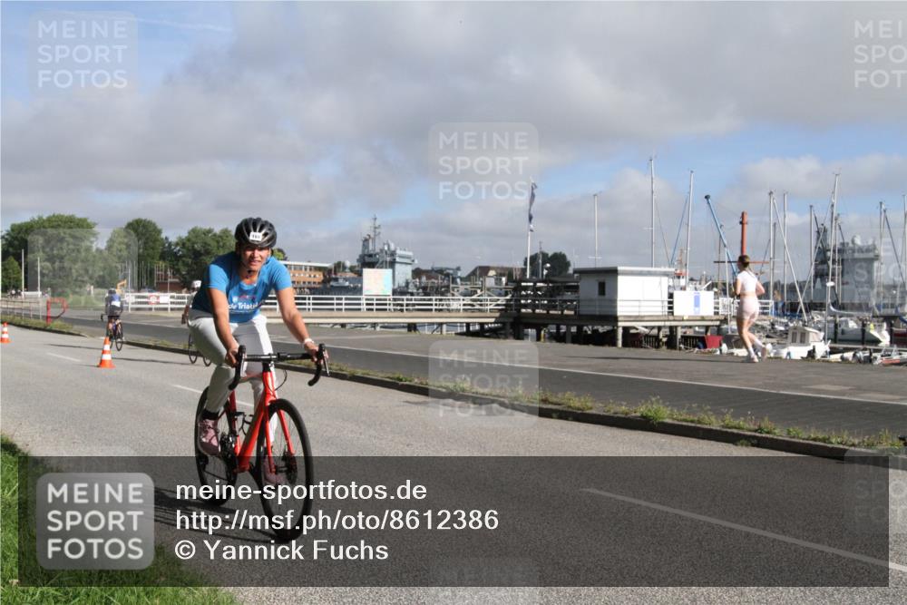 17.08.2025 - KN Förde Triathlon 2025 Yannick Fuchs http://msf.ph/oto/8612386 17.08.2025 09:28:03 Radfahren 108, 110, 121, 169, 179, 186 meine-sportfotos.de