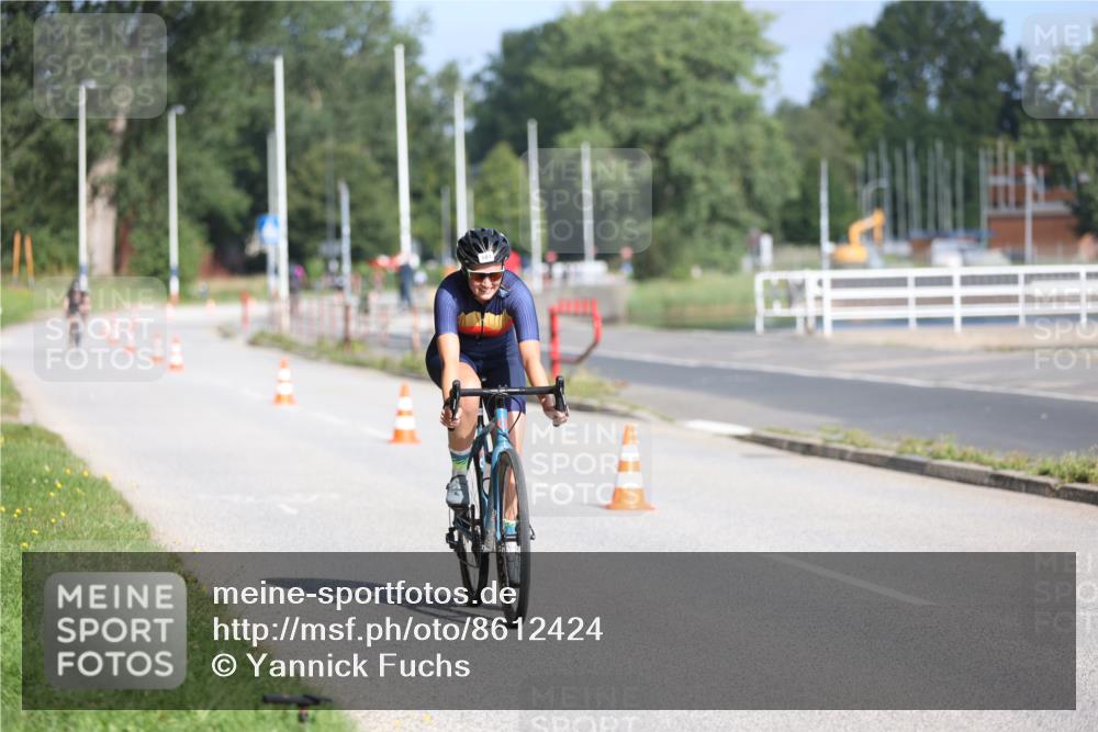 17.08.2025 - KN Förde Triathlon 2025 Yannick Fuchs http://msf.ph/oto/8612424 17.08.2025 10:02:57 Radfahren 142, 153, 181, 216, 137, 153 meine-sportfotos.de