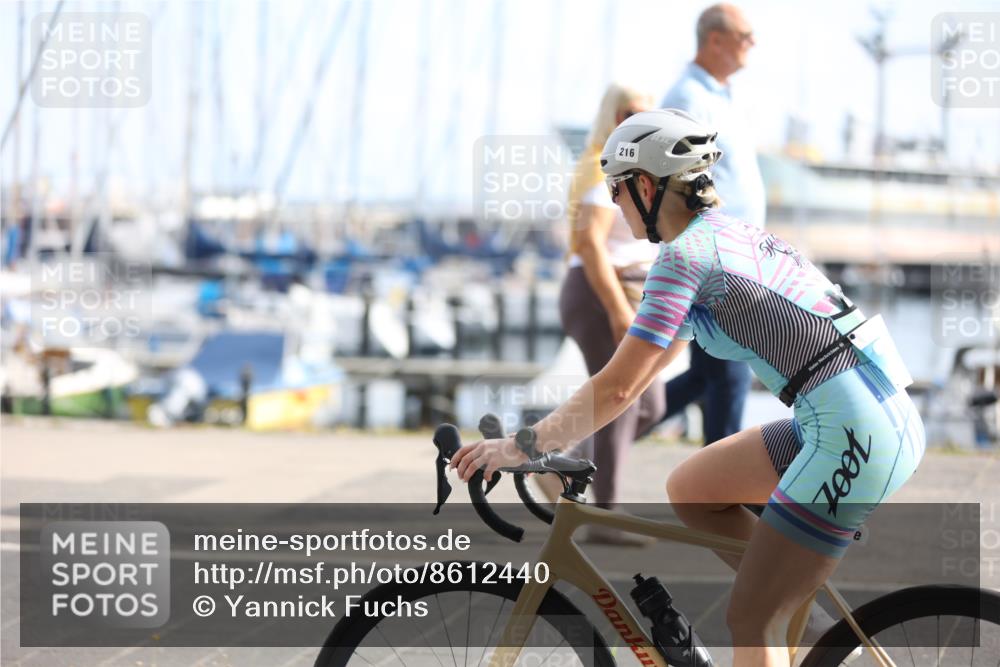 17.08.2025 - KN Förde Triathlon 2025 Yannick Fuchs http://msf.ph/oto/8612440 17.08.2025 10:03:08 Radfahren 142, 216 meine-sportfotos.de