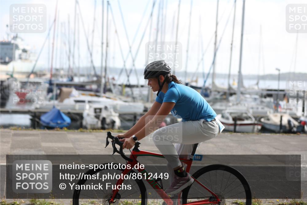 17.08.2025 - KN Förde Triathlon 2025 Yannick Fuchs http://msf.ph/oto/8612449 17.08.2025 10:03:19 Radfahren 158, 169, 183 meine-sportfotos.de