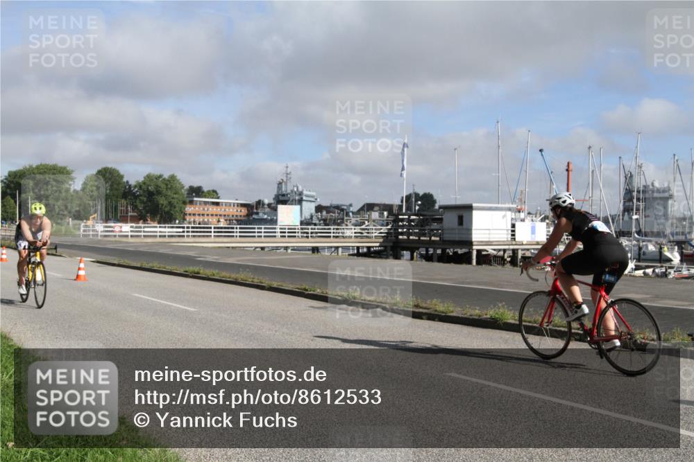 17.08.2025 - KN Förde Triathlon 2025 Yannick Fuchs http://msf.ph/oto/8612533 17.08.2025 09:31:01 Radfahren 107, 111, 208, 212, 223 meine-sportfotos.de