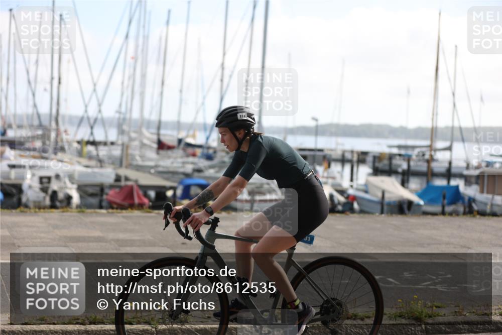 17.08.2025 - KN Förde Triathlon 2025 Yannick Fuchs http://msf.ph/oto/8612535 17.08.2025 10:03:55 Radfahren 131, 210, 207 meine-sportfotos.de