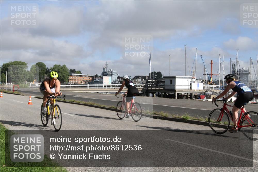 17.08.2025 - KN Förde Triathlon 2025 Yannick Fuchs http://msf.ph/oto/8612536 17.08.2025 09:31:02 Radfahren 102, 107, 111, 208, 212, 223 meine-sportfotos.de