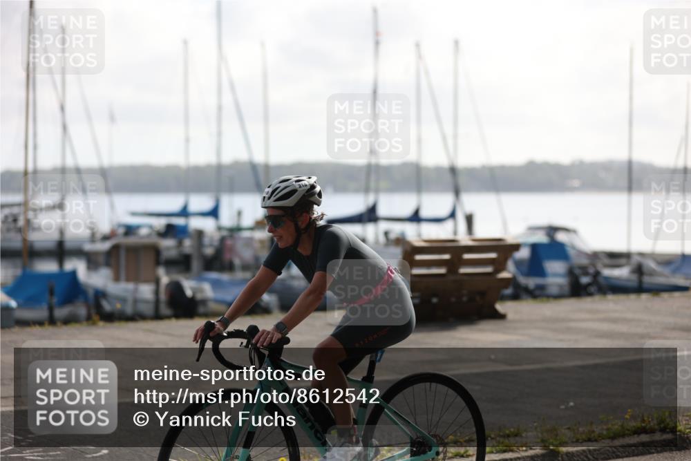 17.08.2025 - KN Förde Triathlon 2025 Yannick Fuchs http://msf.ph/oto/8612542 17.08.2025 10:04:01 Radfahren 210, 131 meine-sportfotos.de