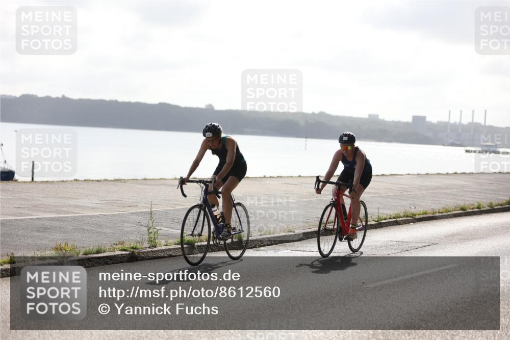 17.08.2025 - KN Förde Triathlon 2025 Yannick Fuchs http://msf.ph/oto/8612560 17.08.2025 10:04:13 Radfahren 111, 196, 211, 218, 224, 234 meine-sportfotos.de