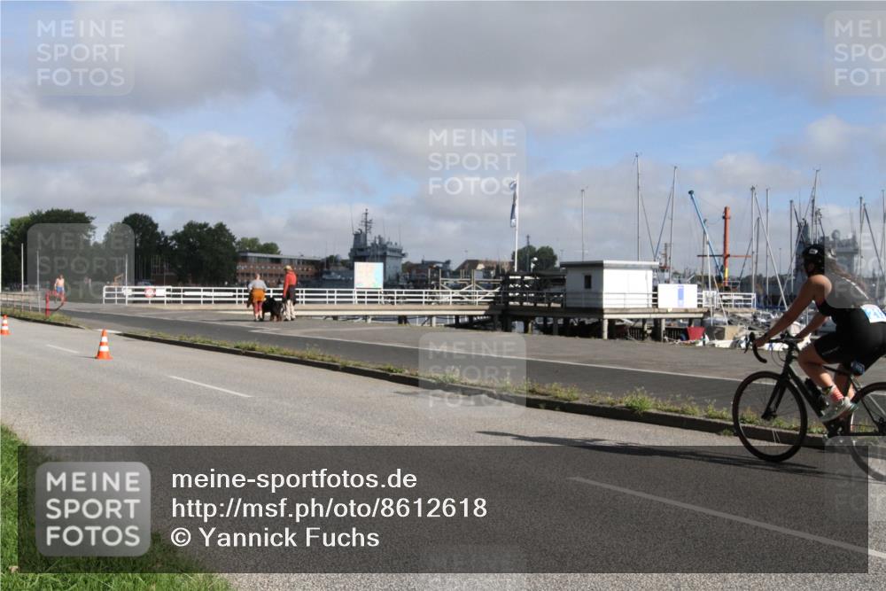 17.08.2025 - KN Förde Triathlon 2025 Yannick Fuchs http://msf.ph/oto/8612618 17.08.2025 09:32:09 Radfahren 210, 213 meine-sportfotos.de