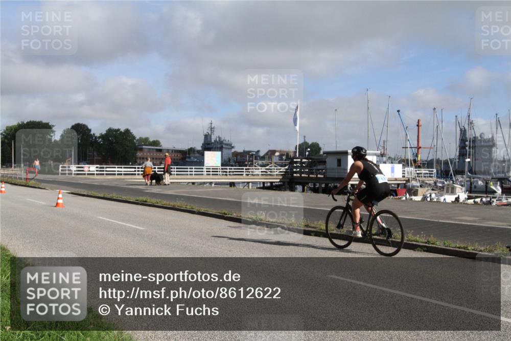 17.08.2025 - KN Förde Triathlon 2025 Yannick Fuchs http://msf.ph/oto/8612622 17.08.2025 09:32:09 Radfahren 210, 213 meine-sportfotos.de