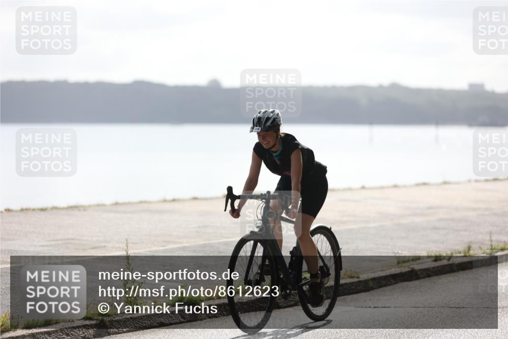17.08.2025 - KN Förde Triathlon 2025 Yannick Fuchs http://msf.ph/oto/8612623 17.08.2025 10:04:38 Radfahren 170, 176, 182, 184, 188 meine-sportfotos.de