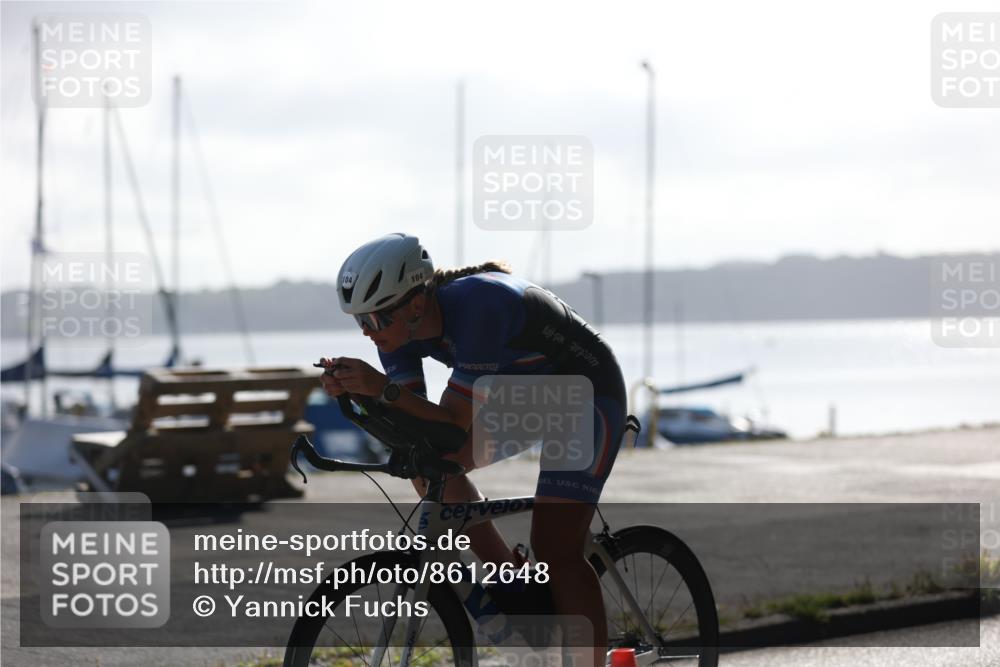 17.08.2025 - KN Förde Triathlon 2025 Yannick Fuchs http://msf.ph/oto/8612648 17.08.2025 09:13:30 Radfahren 104 meine-sportfotos.de