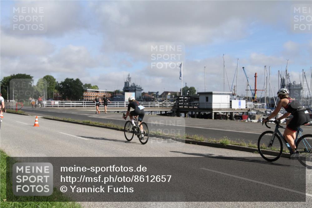 17.08.2025 - KN Förde Triathlon 2025 Yannick Fuchs http://msf.ph/oto/8612657 17.08.2025 09:32:38 Radfahren 130, 138, 162, 242, 243 meine-sportfotos.de