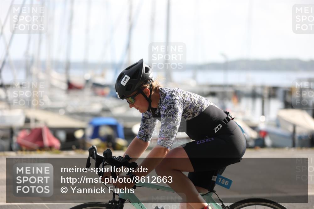 17.08.2025 - KN Förde Triathlon 2025 Yannick Fuchs http://msf.ph/oto/8612663 17.08.2025 10:04:49 Radfahren 156, 208, 216, 231, 170 meine-sportfotos.de