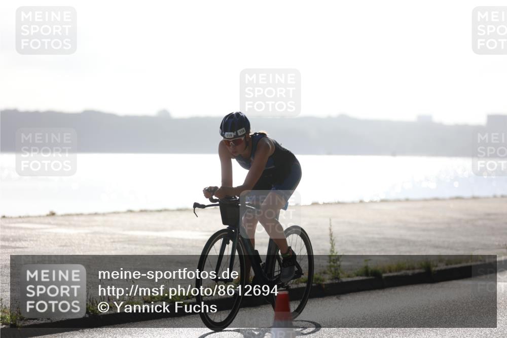 17.08.2025 - KN Förde Triathlon 2025 Yannick Fuchs http://msf.ph/oto/8612694 17.08.2025 09:14:40 Radfahren 115, 252 meine-sportfotos.de