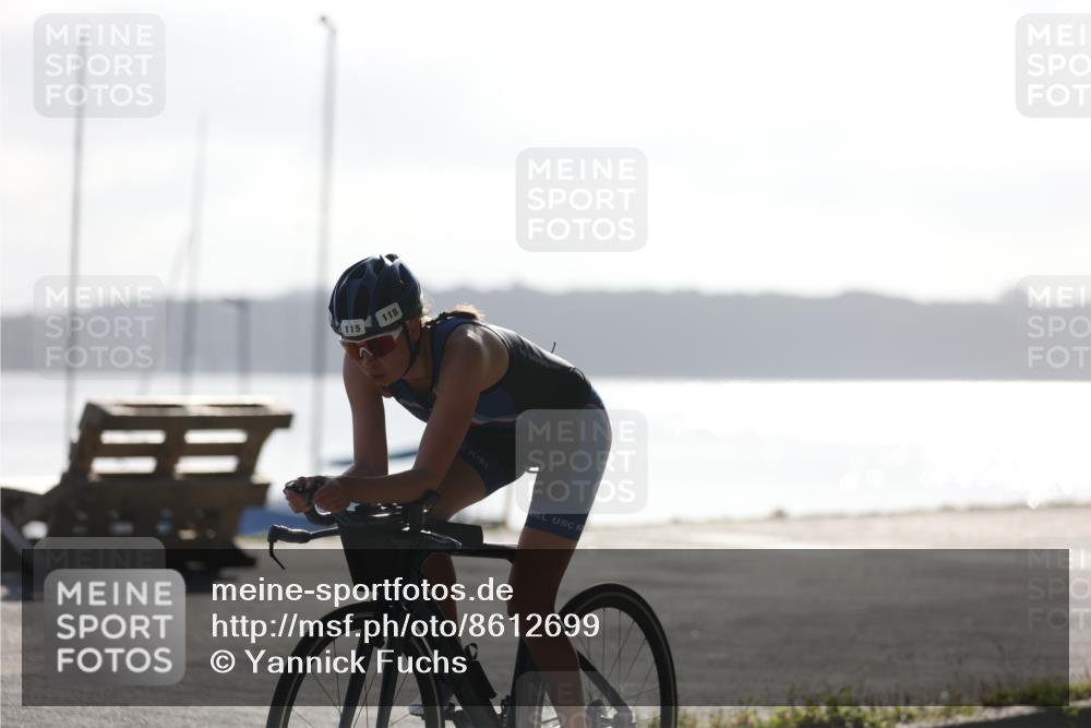 17.08.2025 - KN Förde Triathlon 2025 Yannick Fuchs http://msf.ph/oto/8612699 17.08.2025 09:14:40 Radfahren 115, 252 meine-sportfotos.de