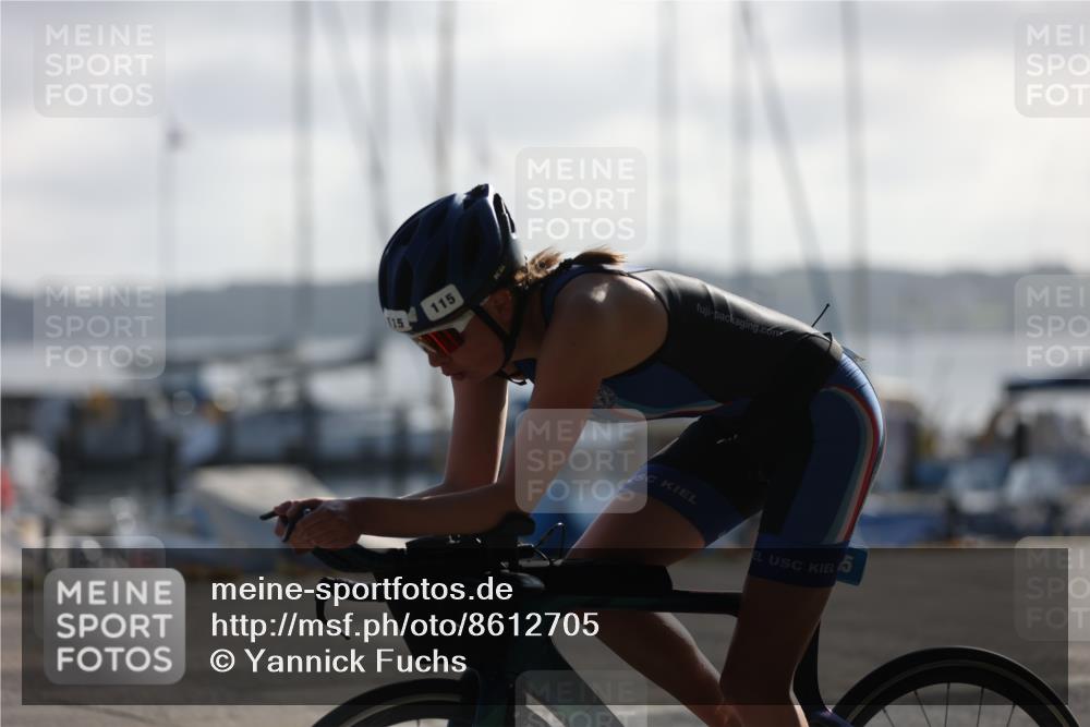 17.08.2025 - KN Förde Triathlon 2025 Yannick Fuchs http://msf.ph/oto/8612705 17.08.2025 09:14:41 Radfahren 115, 252 meine-sportfotos.de