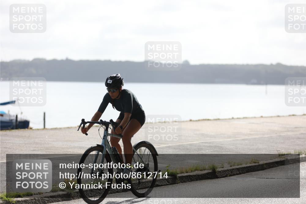 17.08.2025 - KN Förde Triathlon 2025 Yannick Fuchs http://msf.ph/oto/8612714 17.08.2025 10:05:07 Radfahren 163, 186, 155, 175, 208 meine-sportfotos.de