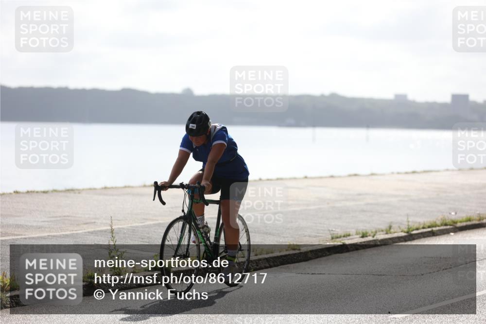 17.08.2025 - KN Förde Triathlon 2025 Yannick Fuchs http://msf.ph/oto/8612717 17.08.2025 10:05:08 Radfahren 163, 186, 155, 175 meine-sportfotos.de