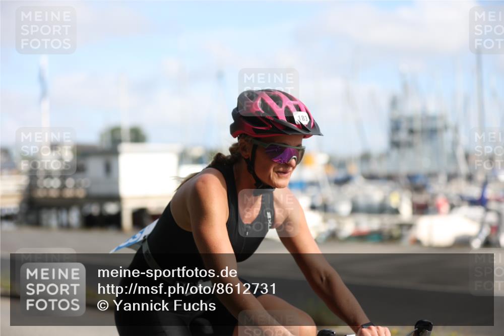 17.08.2025 - KN Förde Triathlon 2025 Yannick Fuchs http://msf.ph/oto/8612731 17.08.2025 10:05:28 Radfahren 183, 169, 202, 215, 223, 242 meine-sportfotos.de
