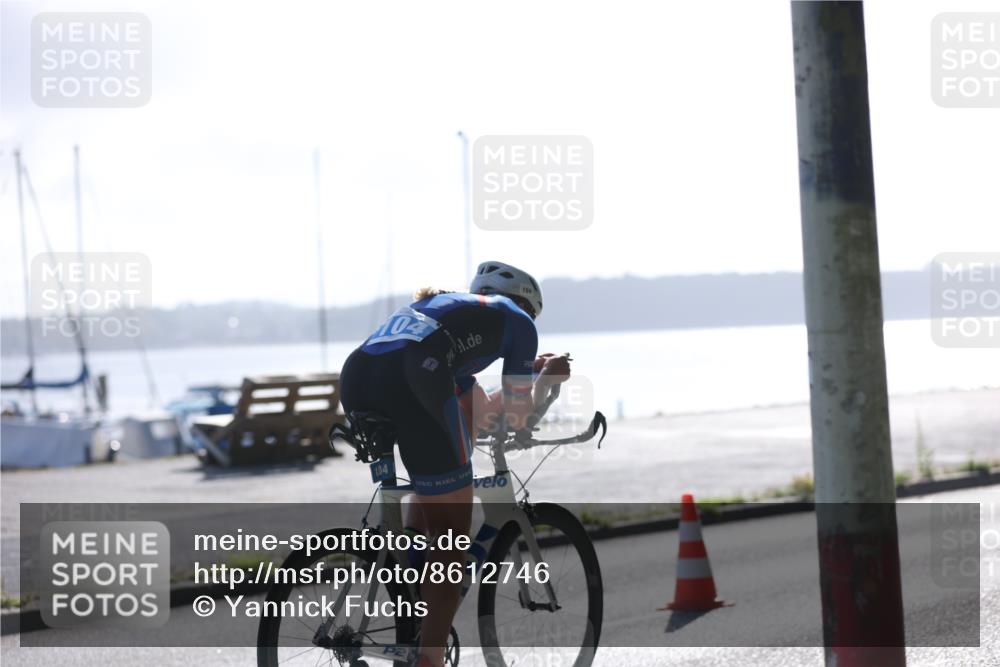 17.08.2025 - KN Förde Triathlon 2025 Yannick Fuchs http://msf.ph/oto/8612746 17.08.2025 09:15:01 Radfahren 104 meine-sportfotos.de