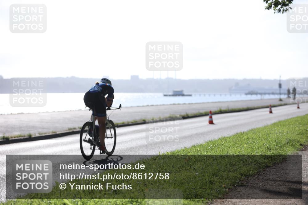 17.08.2025 - KN Förde Triathlon 2025 Yannick Fuchs http://msf.ph/oto/8612758 17.08.2025 09:15:02 Radfahren 104, 104 meine-sportfotos.de