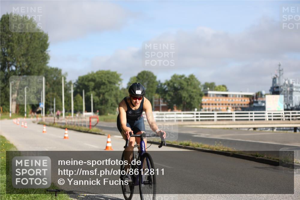 17.08.2025 - KN Förde Triathlon 2025 Yannick Fuchs http://msf.ph/oto/8612811 17.08.2025 09:16:15 Radfahren 115, 252 meine-sportfotos.de