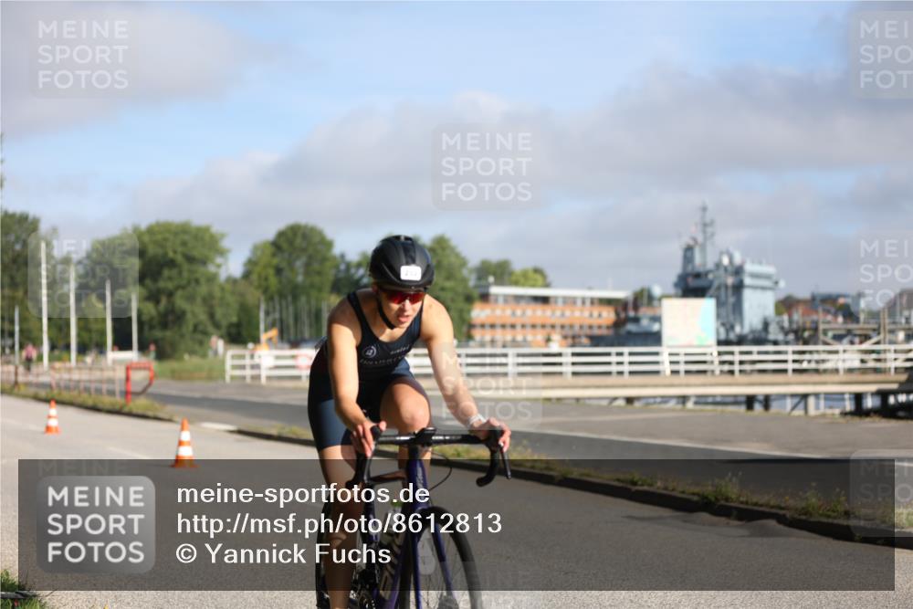 17.08.2025 - KN Förde Triathlon 2025 Yannick Fuchs http://msf.ph/oto/8612813 17.08.2025 09:16:15 Radfahren 115, 252 meine-sportfotos.de