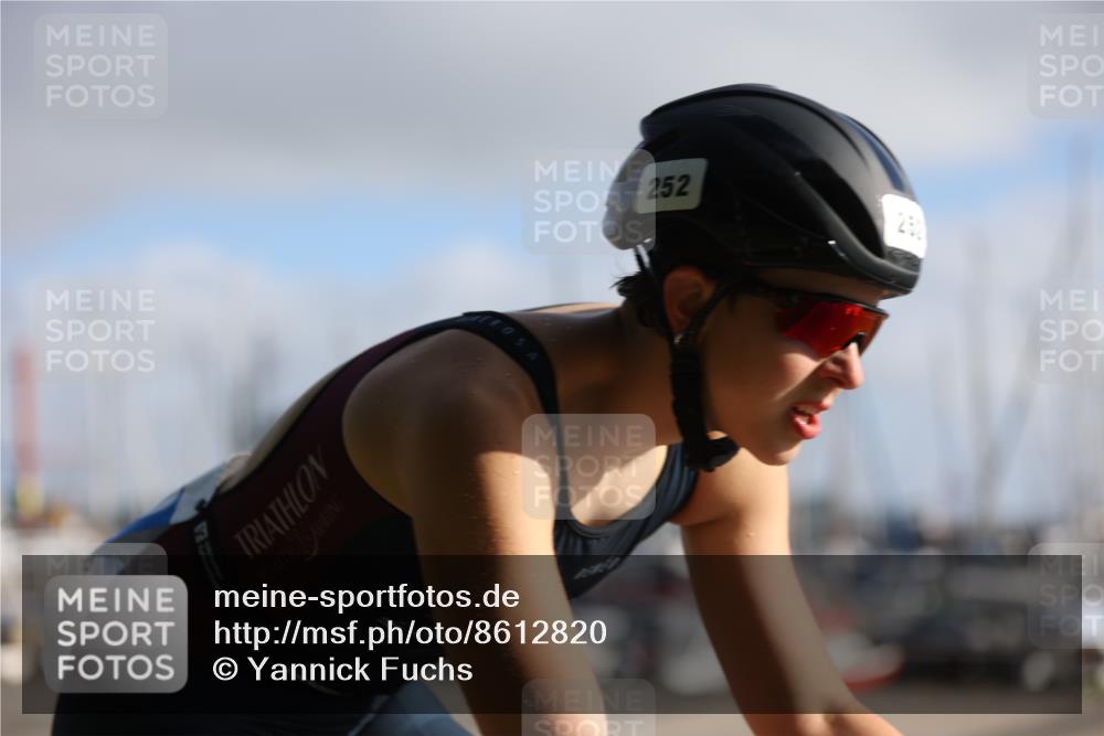17.08.2025 - KN Förde Triathlon 2025 Yannick Fuchs http://msf.ph/oto/8612820 17.08.2025 09:16:16 Radfahren 115, 252 meine-sportfotos.de