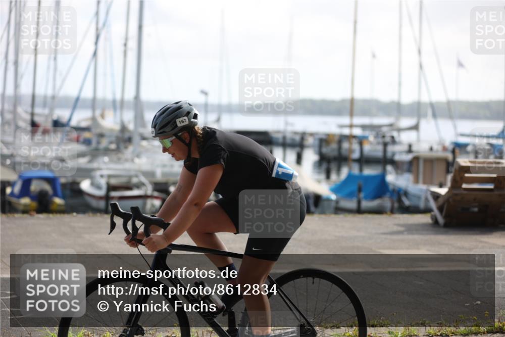 17.08.2025 - KN Förde Triathlon 2025 Yannick Fuchs http://msf.ph/oto/8612834 17.08.2025 10:06:10 Radfahren 167, 199, 244, 131, 196, 211, 218 meine-sportfotos.de