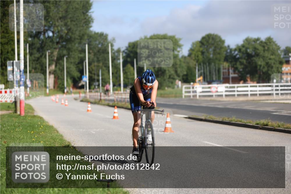 17.08.2025 - KN Förde Triathlon 2025 Yannick Fuchs http://msf.ph/oto/8612842 17.08.2025 09:16:22 Radfahren 103, 115, 253, 252 meine-sportfotos.de
