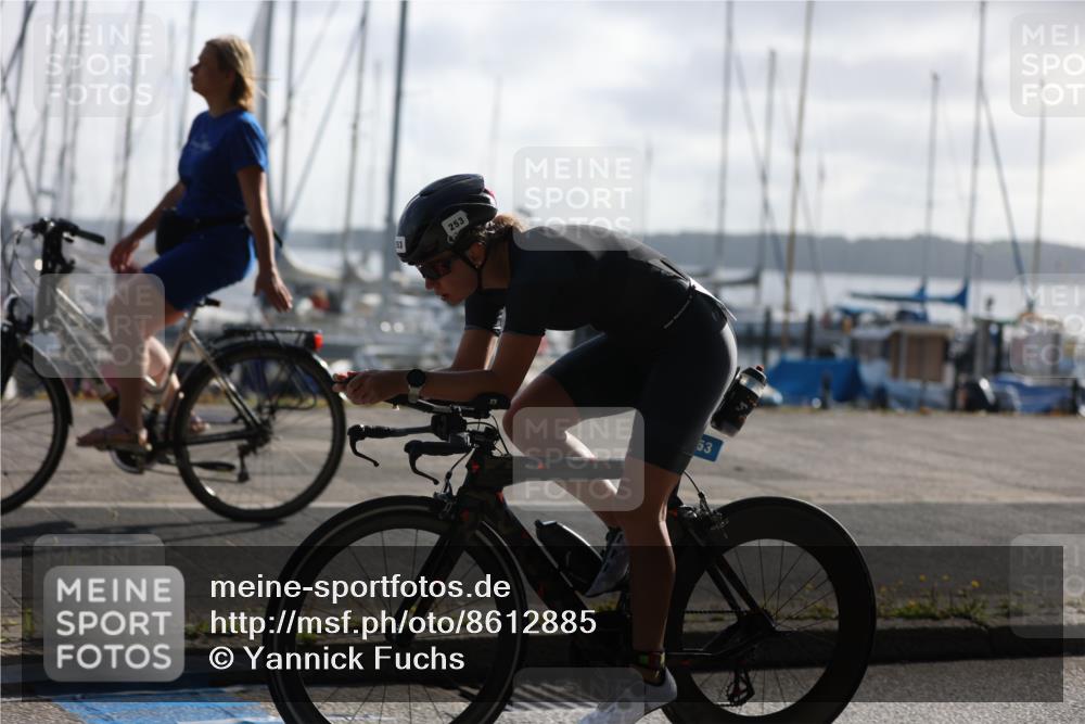 17.08.2025 - KN Förde Triathlon 2025 Yannick Fuchs http://msf.ph/oto/8612885 17.08.2025 09:16:33 Radfahren 253, 103 meine-sportfotos.de