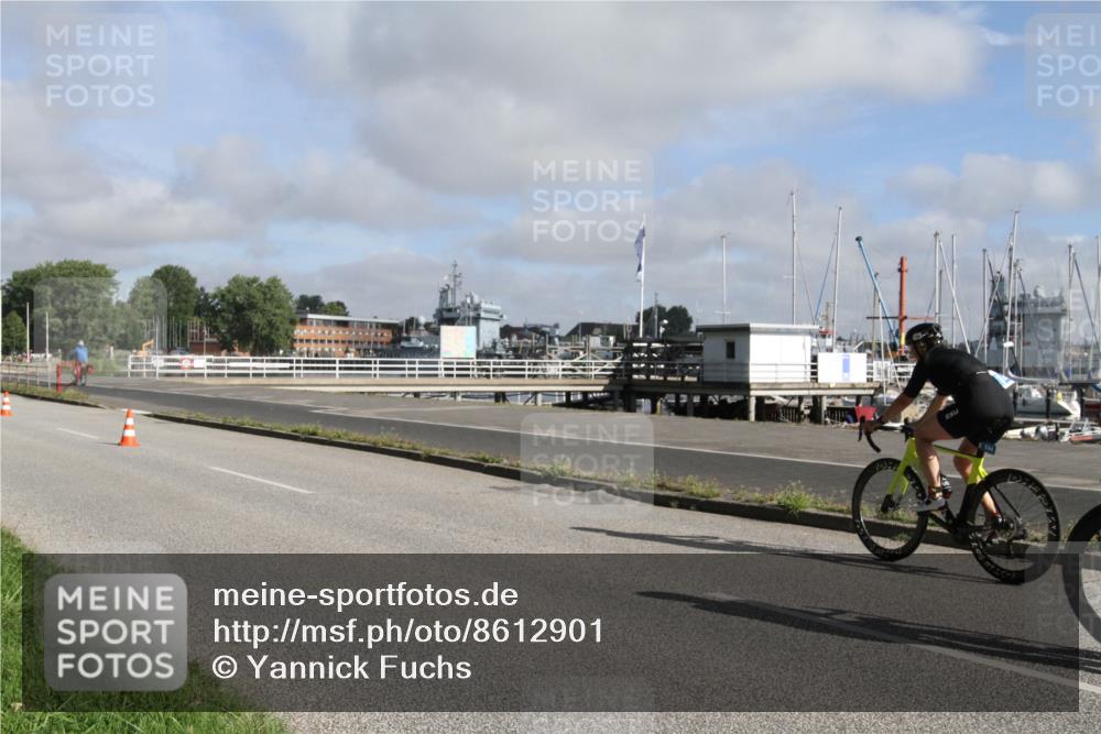 17.08.2025 - KN Förde Triathlon 2025 Yannick Fuchs http://msf.ph/oto/8612901 17.08.2025 09:35:13 Radfahren 101, 144 meine-sportfotos.de