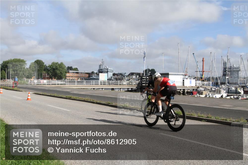 17.08.2025 - KN Förde Triathlon 2025 Yannick Fuchs http://msf.ph/oto/8612905 17.08.2025 09:35:13 Radfahren 101, 144 meine-sportfotos.de