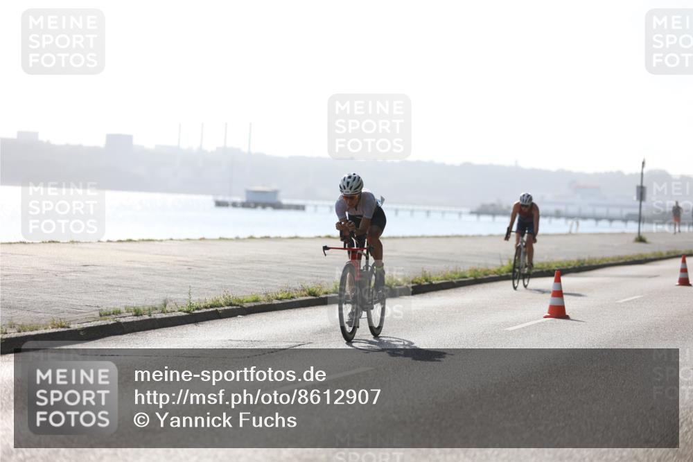 17.08.2025 - KN Förde Triathlon 2025 Yannick Fuchs http://msf.ph/oto/8612907 17.08.2025 09:16:43 Radfahren 105, 121 meine-sportfotos.de