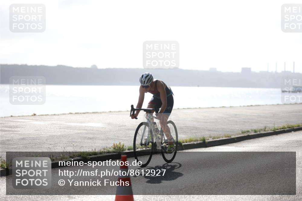 17.08.2025 - KN Förde Triathlon 2025 Yannick Fuchs http://msf.ph/oto/8612927 17.08.2025 09:16:46 Radfahren 105, 121, 105 meine-sportfotos.de