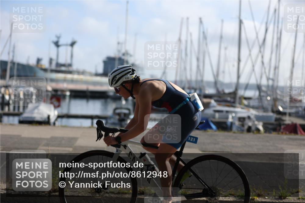 17.08.2025 - KN Förde Triathlon 2025 Yannick Fuchs http://msf.ph/oto/8612948 17.08.2025 09:16:47 Radfahren 121, 105 meine-sportfotos.de