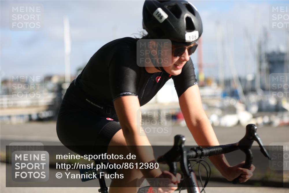 17.08.2025 - KN Förde Triathlon 2025 Yannick Fuchs http://msf.ph/oto/8612980 17.08.2025 09:17:17 Radfahren 101, 106, 108, 109, 110 meine-sportfotos.de