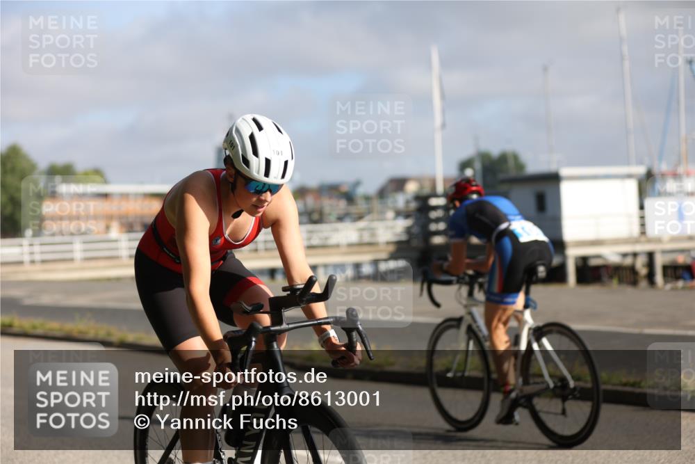 17.08.2025 - KN Förde Triathlon 2025 Yannick Fuchs http://msf.ph/oto/8613001 17.08.2025 09:17:23 Radfahren 101, 108, 109, 113, 106, 109, 110 meine-sportfotos.de