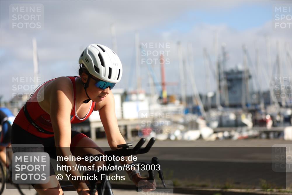 17.08.2025 - KN Förde Triathlon 2025 Yannick Fuchs http://msf.ph/oto/8613003 17.08.2025 09:17:23 Radfahren 101, 108, 109, 113, 106, 109, 110 meine-sportfotos.de