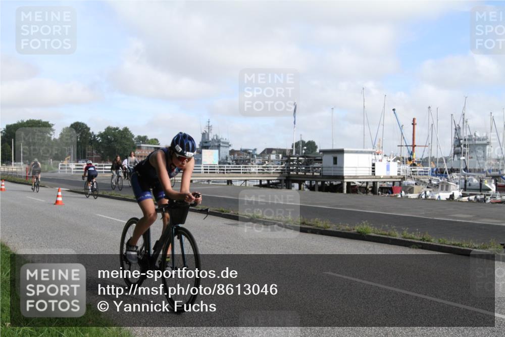 17.08.2025 - KN Förde Triathlon 2025 Yannick Fuchs http://msf.ph/oto/8613046 17.08.2025 09:37:11 Radfahren 115, 137, 173, 185, 187 meine-sportfotos.de