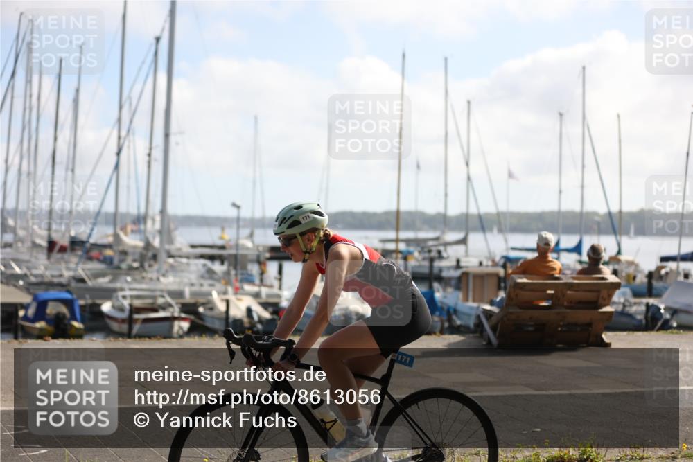17.08.2025 - KN Förde Triathlon 2025 Yannick Fuchs http://msf.ph/oto/8613056 17.08.2025 10:09:40 Radfahren 171, 195, 201, 235, 243 meine-sportfotos.de