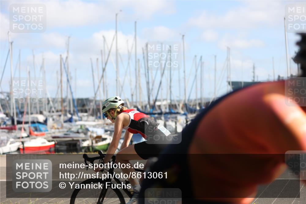 17.08.2025 - KN Förde Triathlon 2025 Yannick Fuchs http://msf.ph/oto/8613061 17.08.2025 10:09:41 Radfahren 171, 195, 201, 225, 235, 235, 243 meine-sportfotos.de
