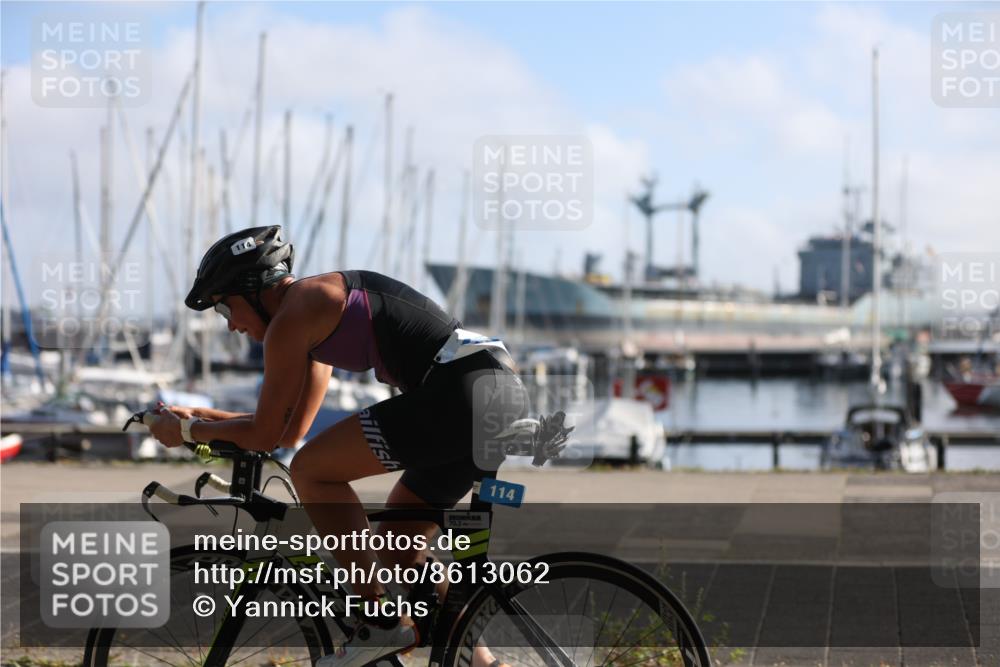 17.08.2025 - KN Förde Triathlon 2025 Yannick Fuchs http://msf.ph/oto/8613062 17.08.2025 09:17:51 Radfahren 114 meine-sportfotos.de